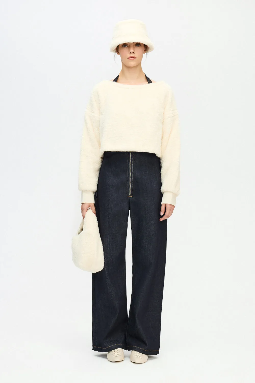 Sherpa Crop Sweater