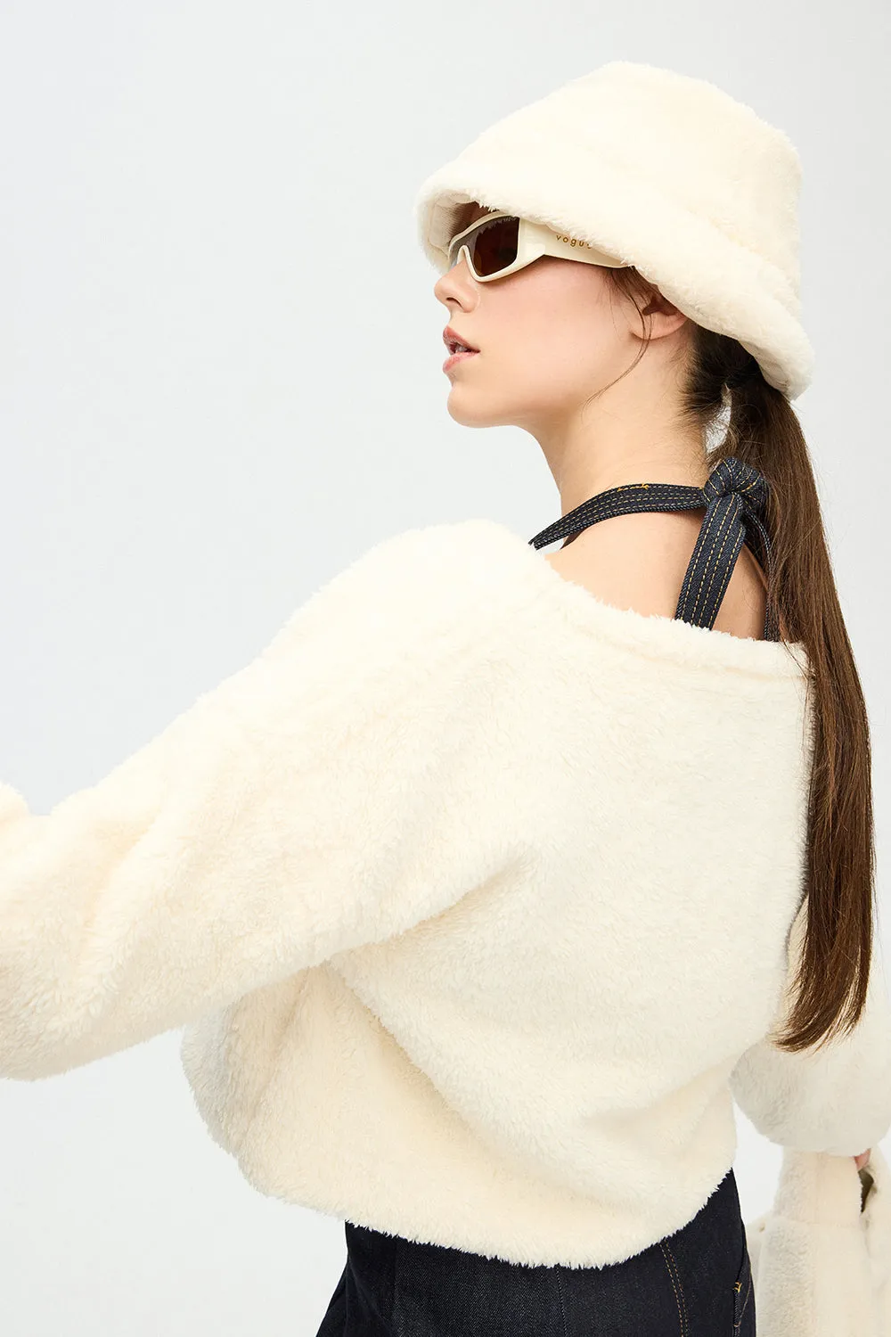Sherpa Crop Sweater