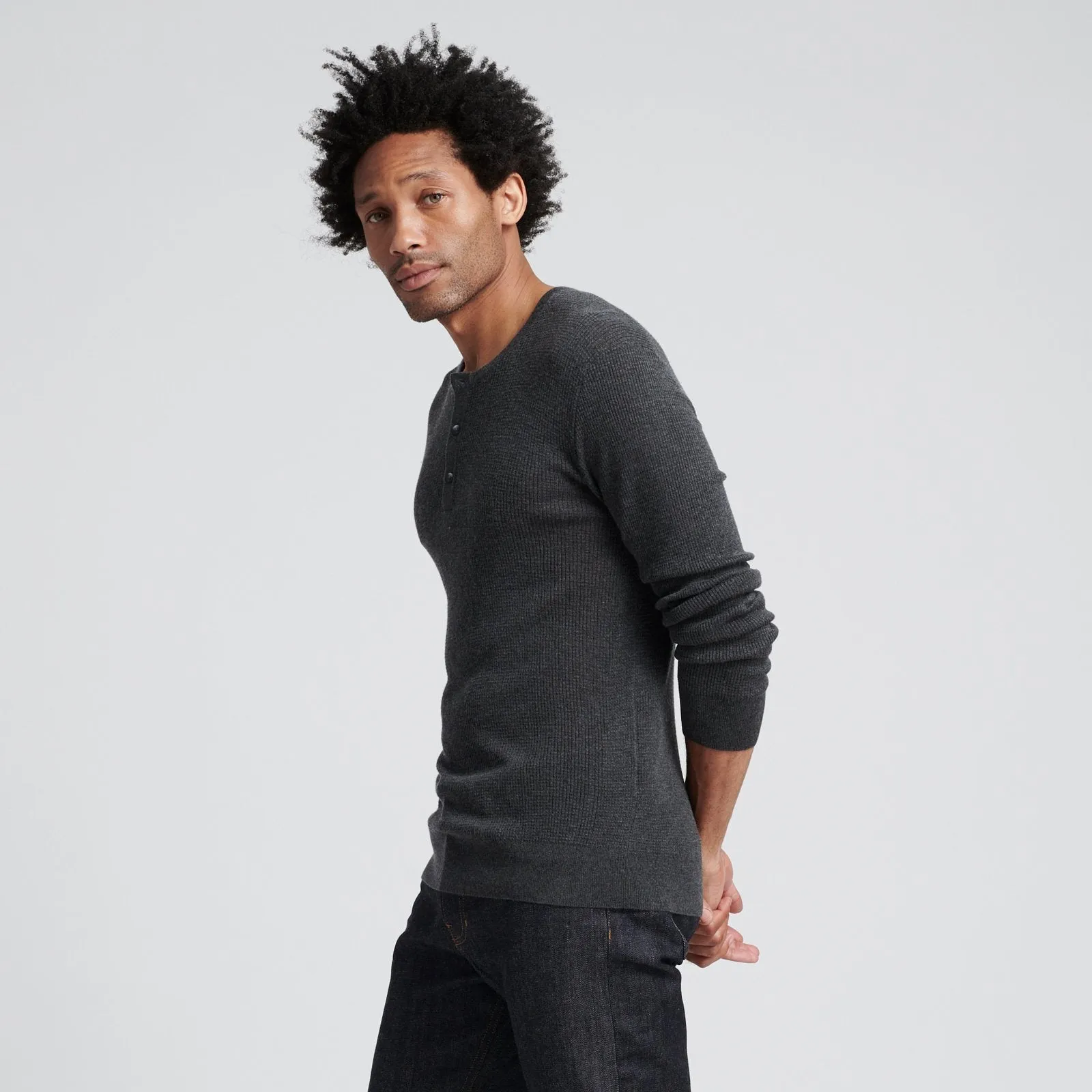 Silk Cashmere Henley
