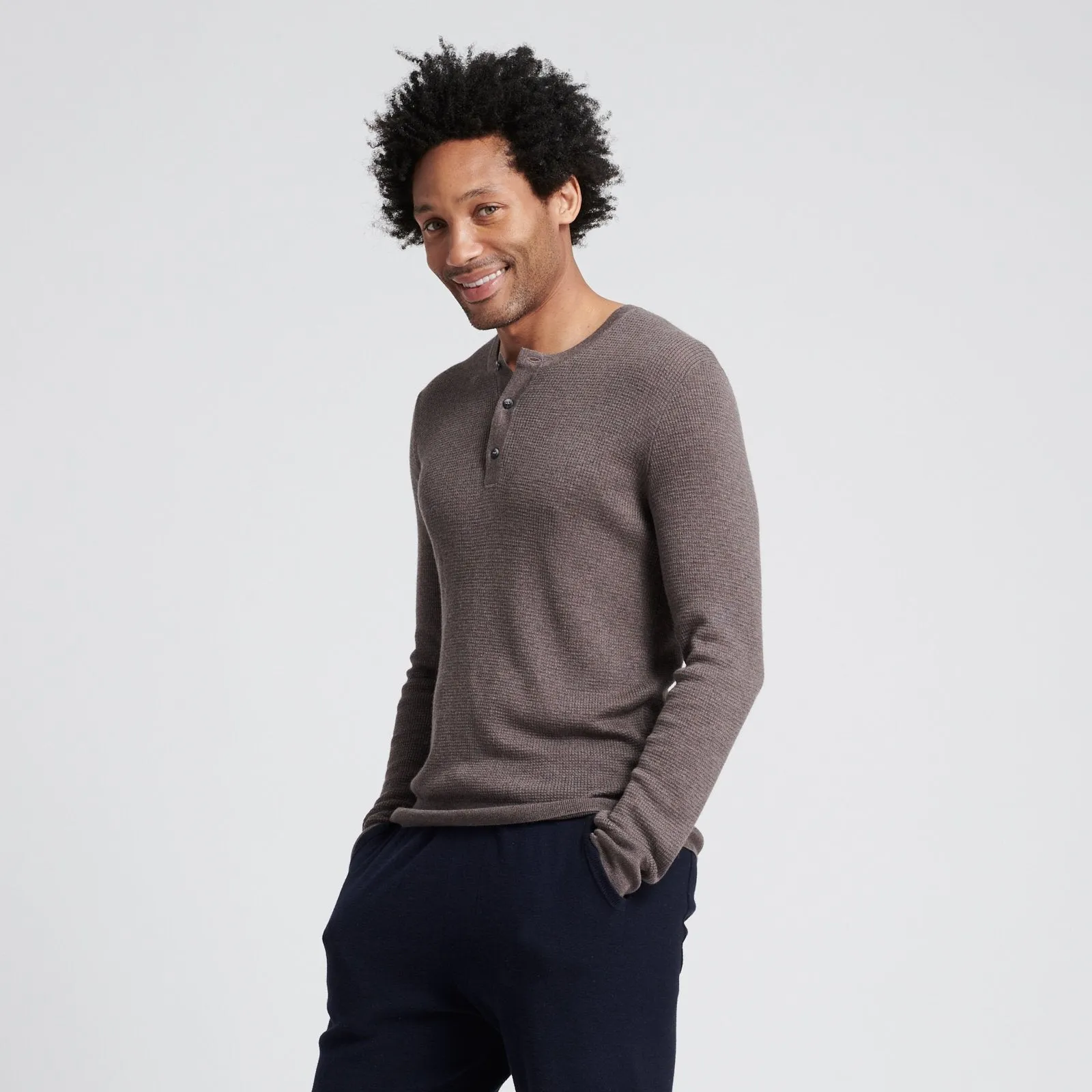 Silk Cashmere Henley