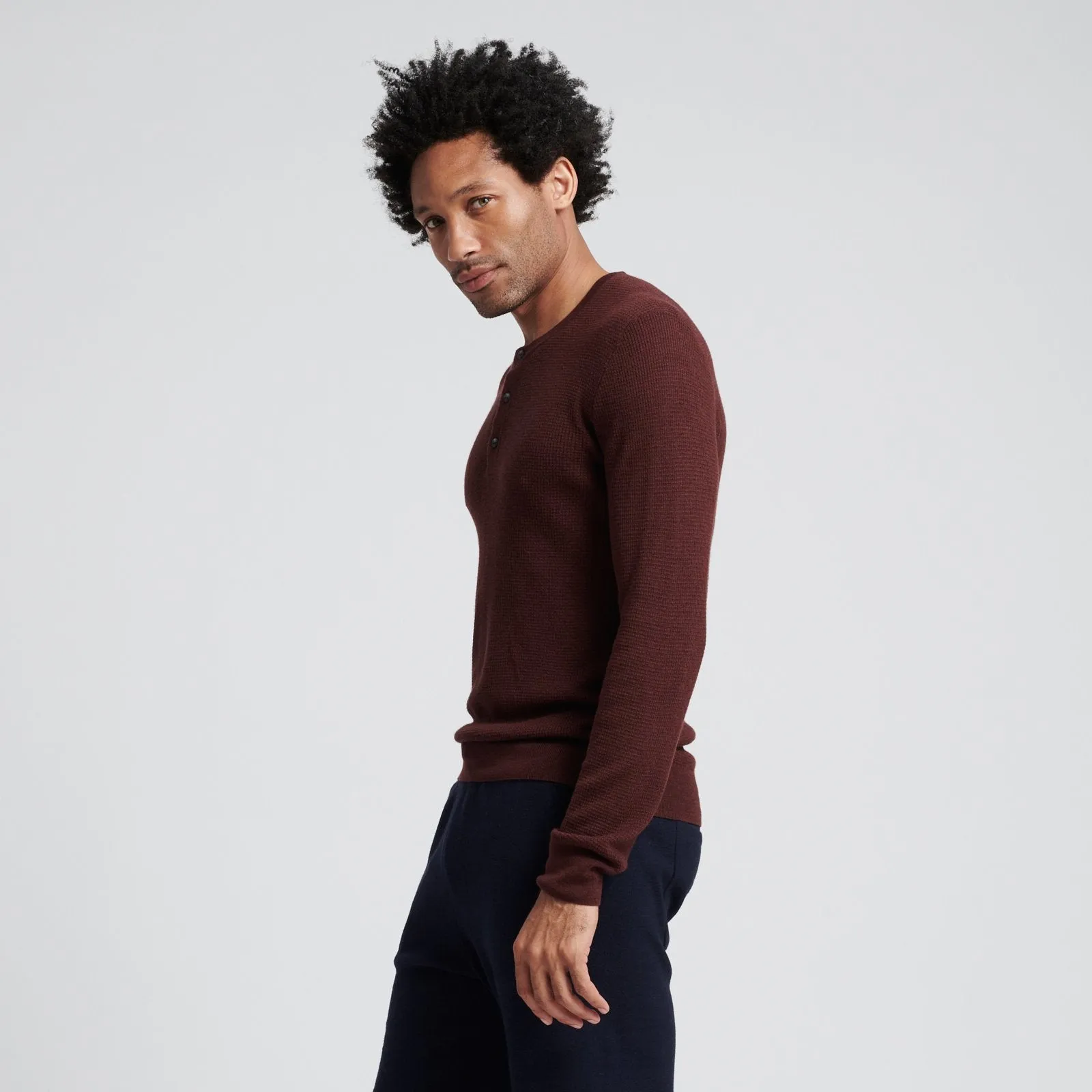 Silk Cashmere Henley
