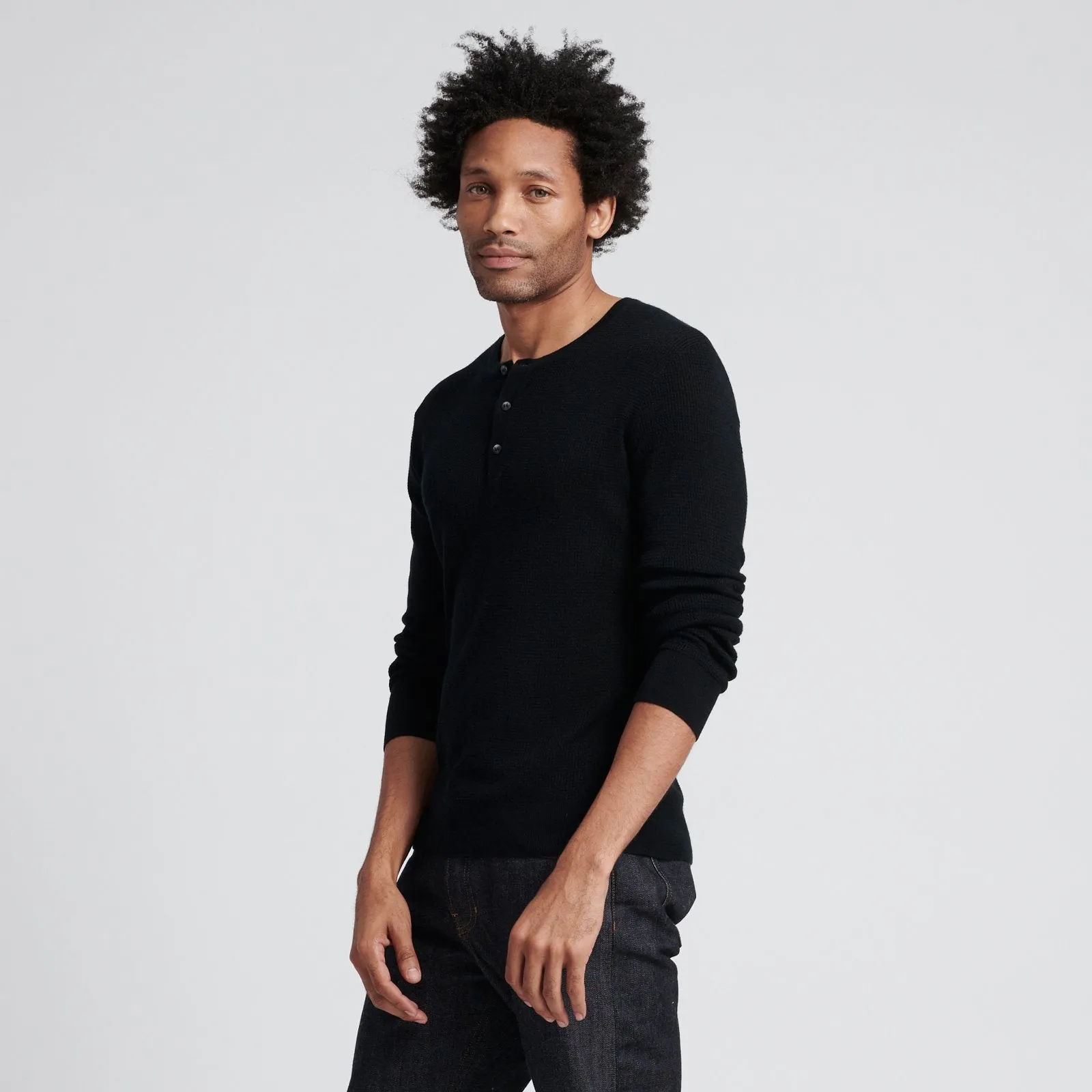 Silk Cashmere Henley