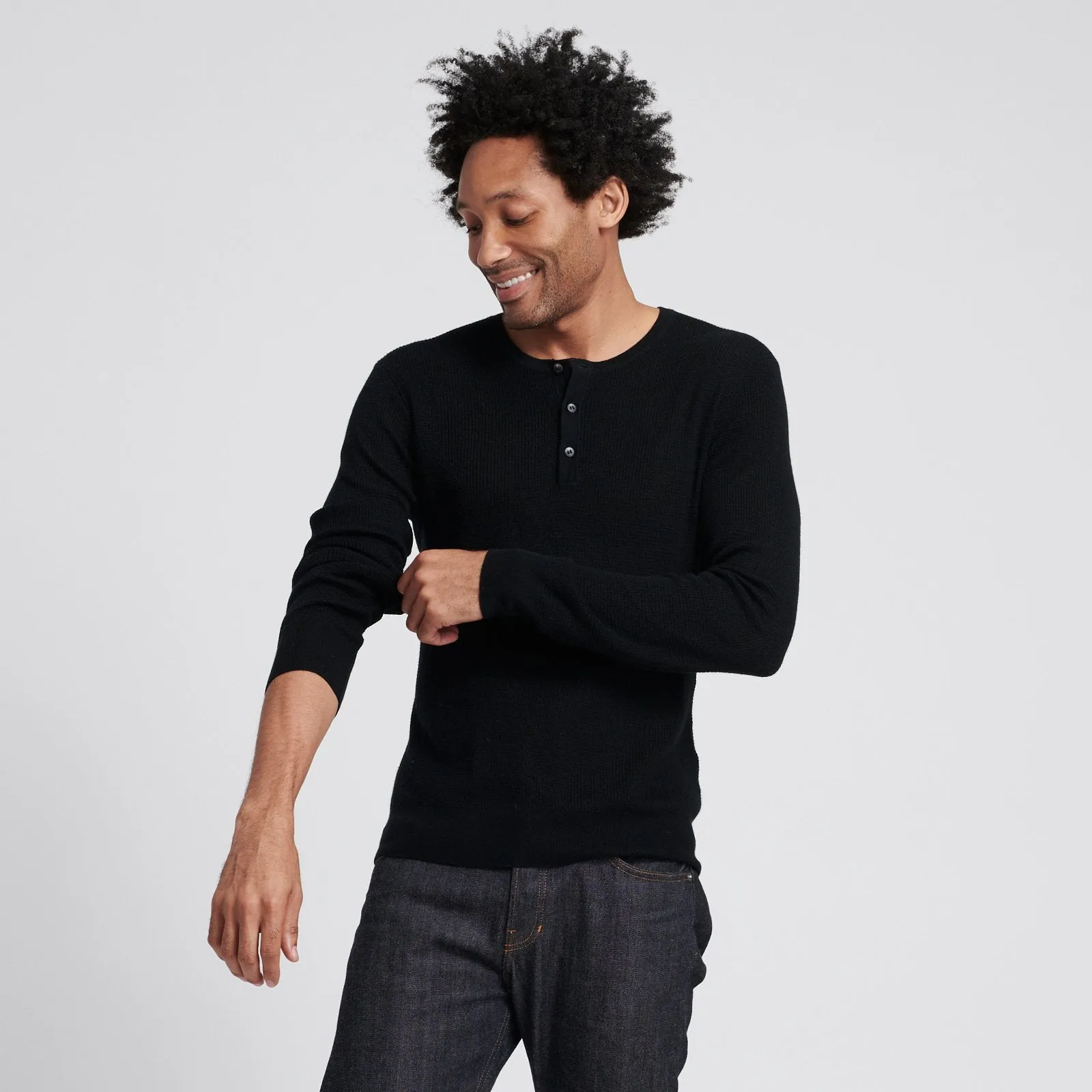 Silk Cashmere Henley