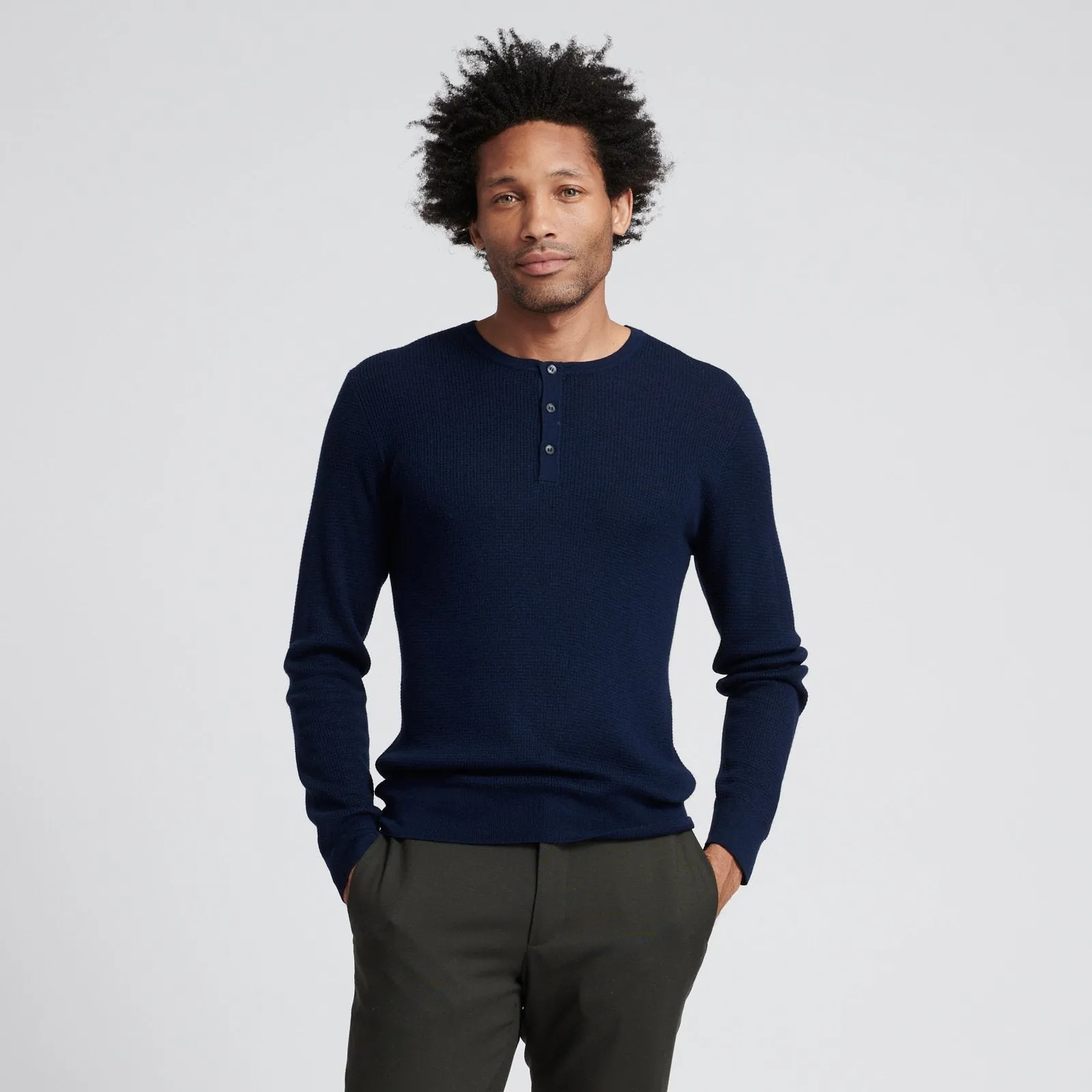 Silk Cashmere Henley