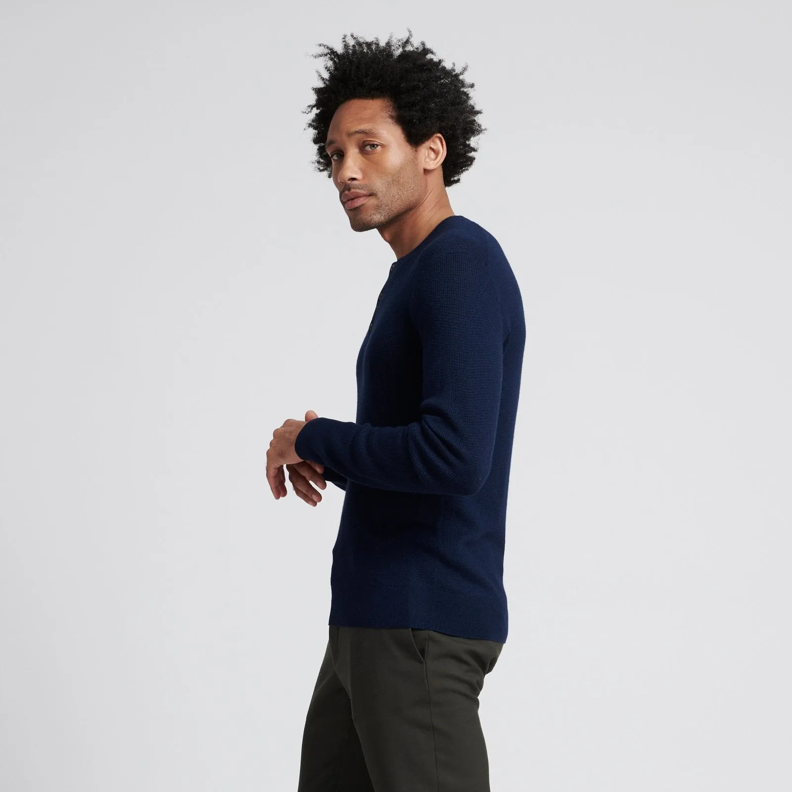 Silk Cashmere Henley