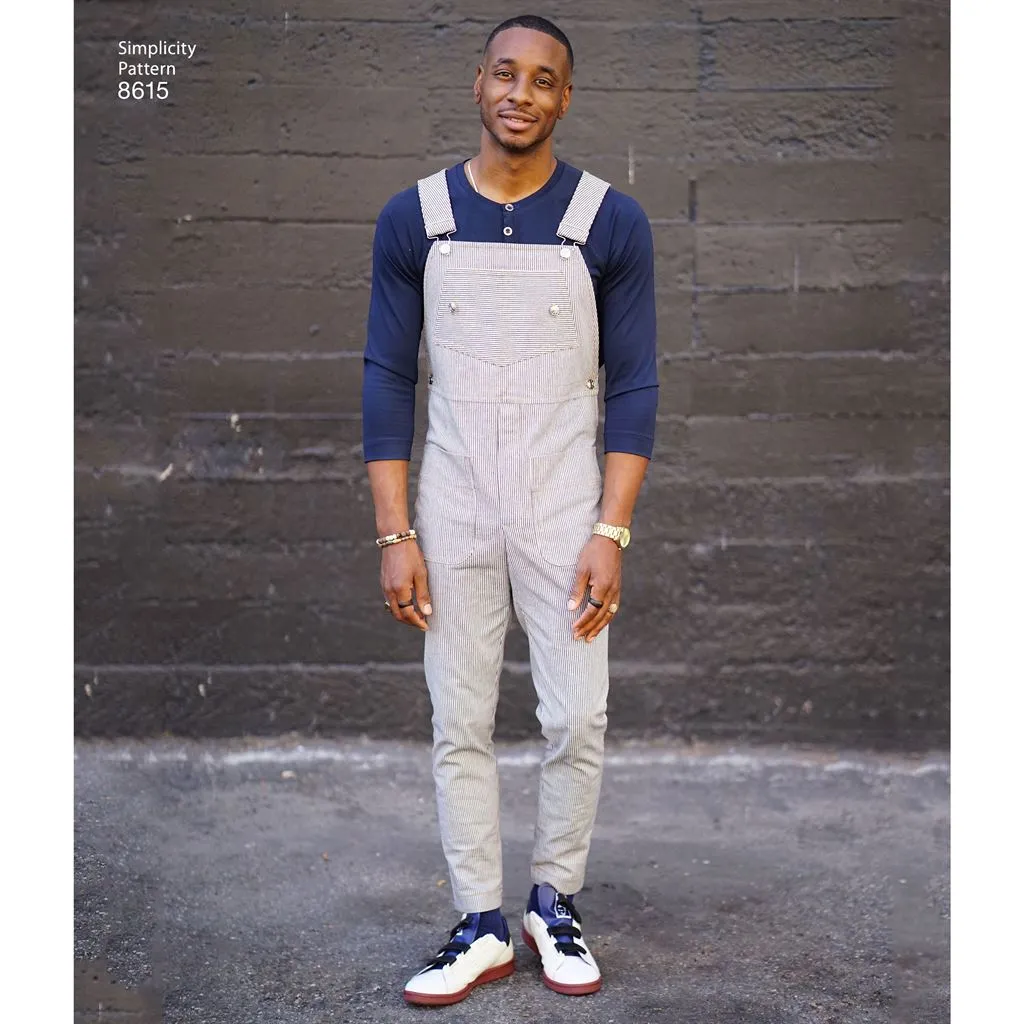 Simplicity Pattern 8615 Men's Vintage Jumpsuit and Overalls