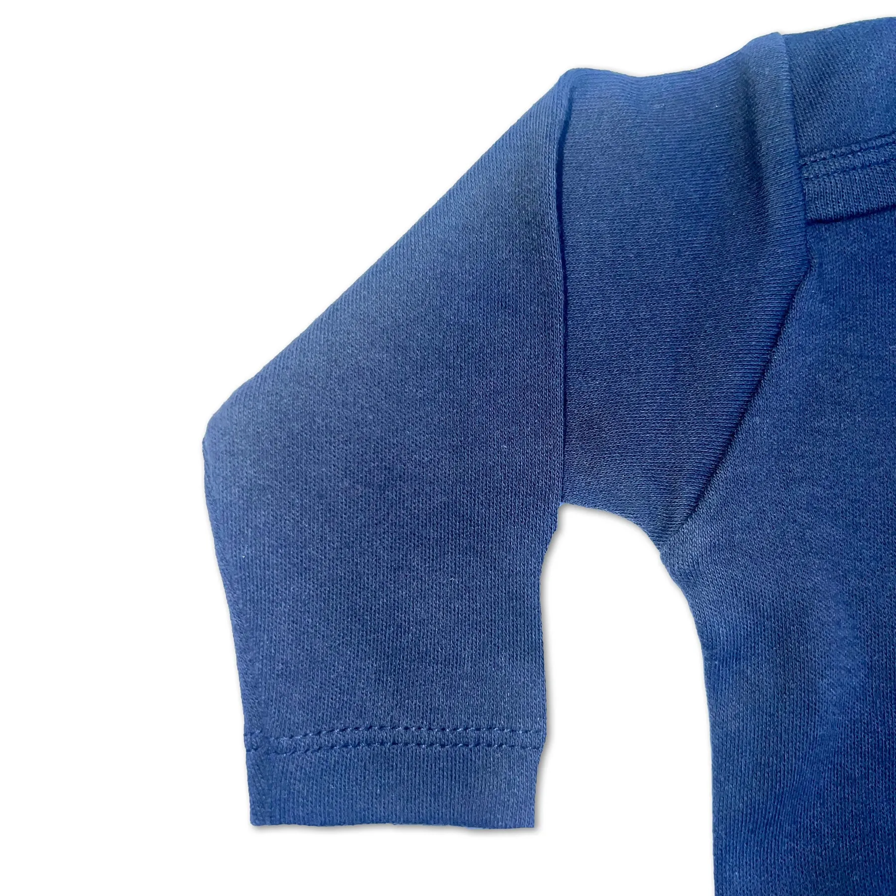 Sol Baby Northern California Love Long Sleeve Navy Blue Bodysuit