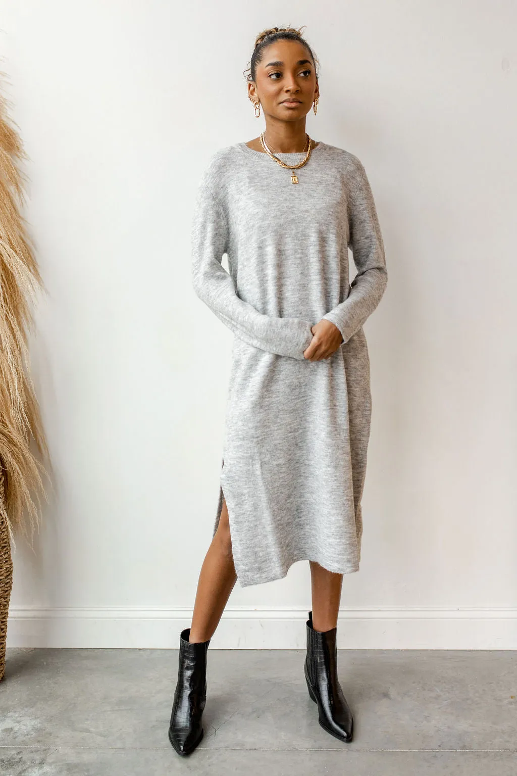 stepping out sweater dress