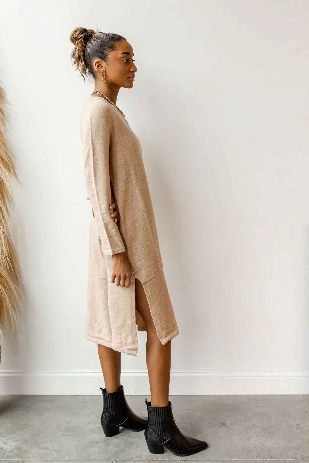 stepping out sweater dress