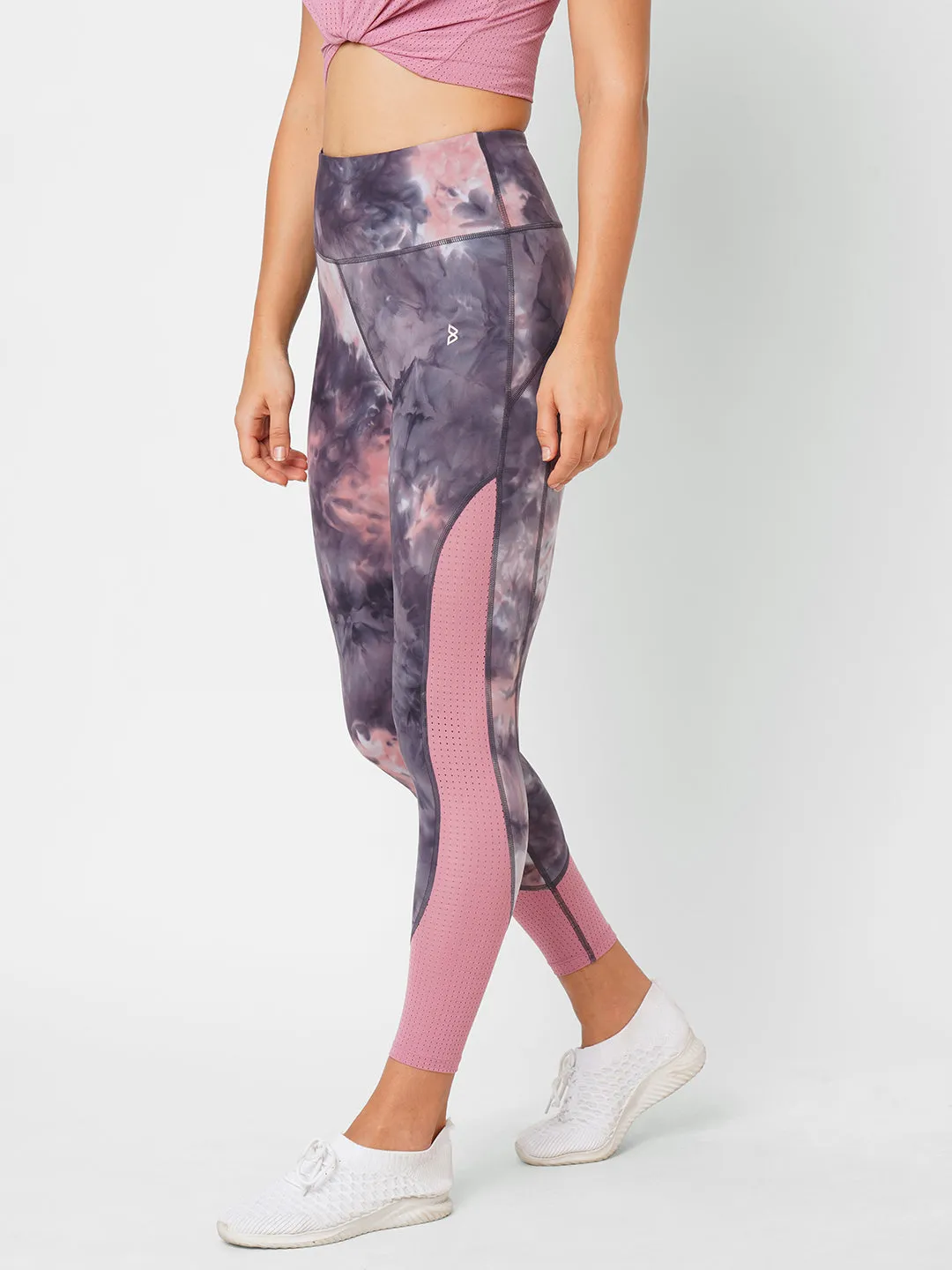 Sweet Pink Tie-dye High Rise Leggings