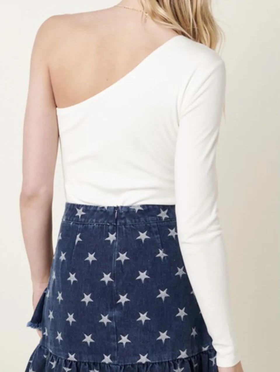 The Roselyn Bodysuit: One Shoulder Bodysuit