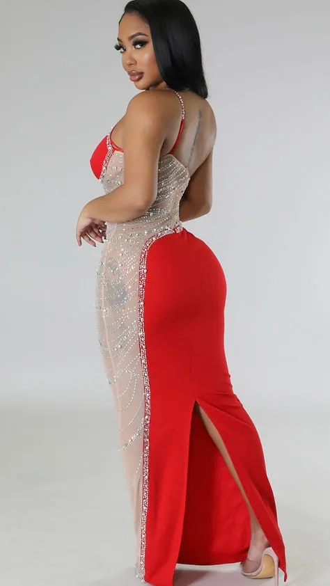 Tina Dress - Red