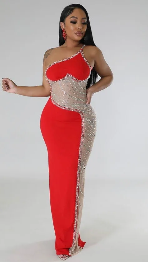 Tina Dress - Red