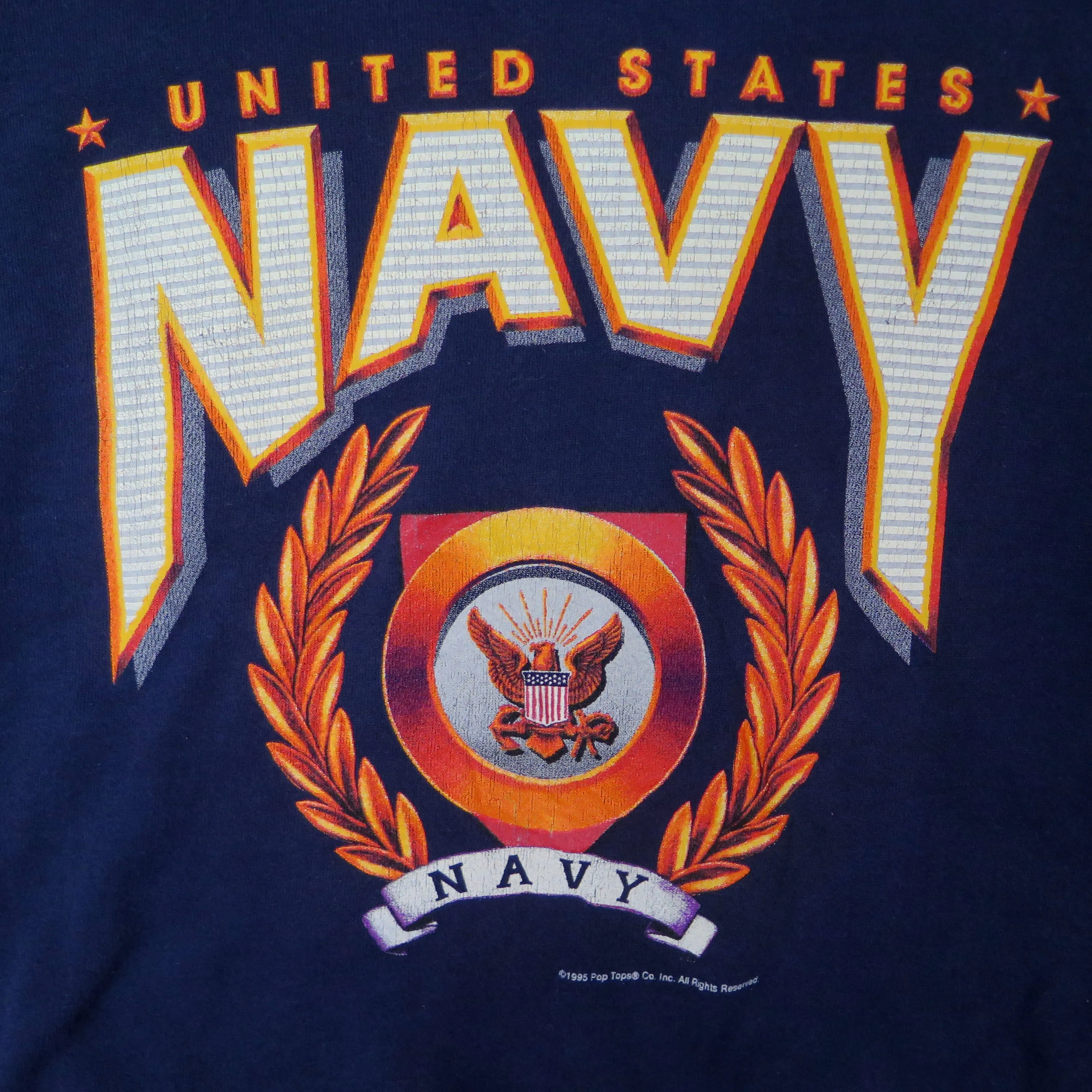 USN US NAVY SWEATSHIRT CREWNECK 1995 SIZE LARGE