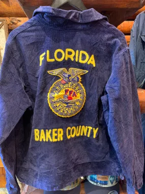 Vintage Florida Chainstitched Cord Collectable FFA Jacket, Medium