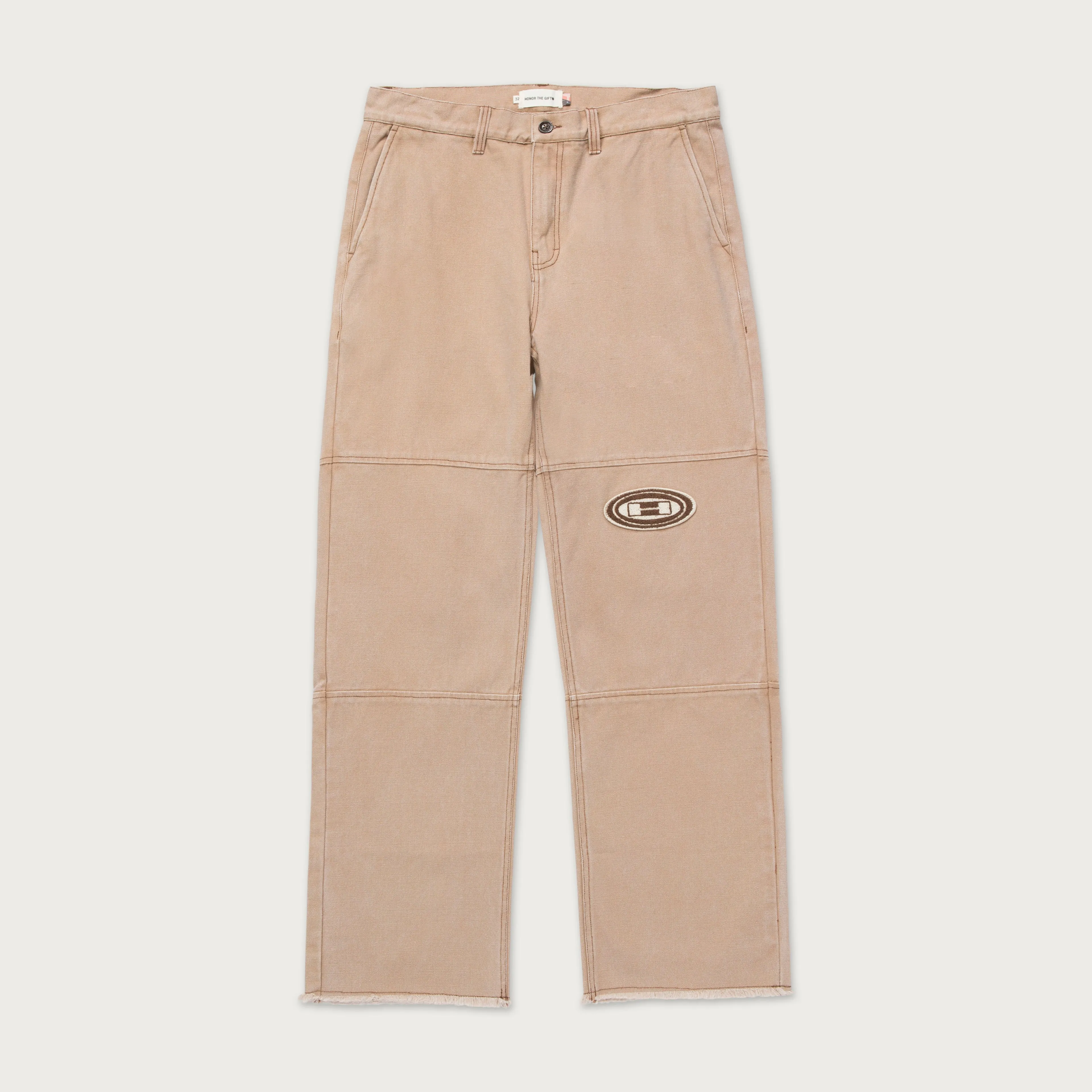 Washed Canvas Pant - Tan