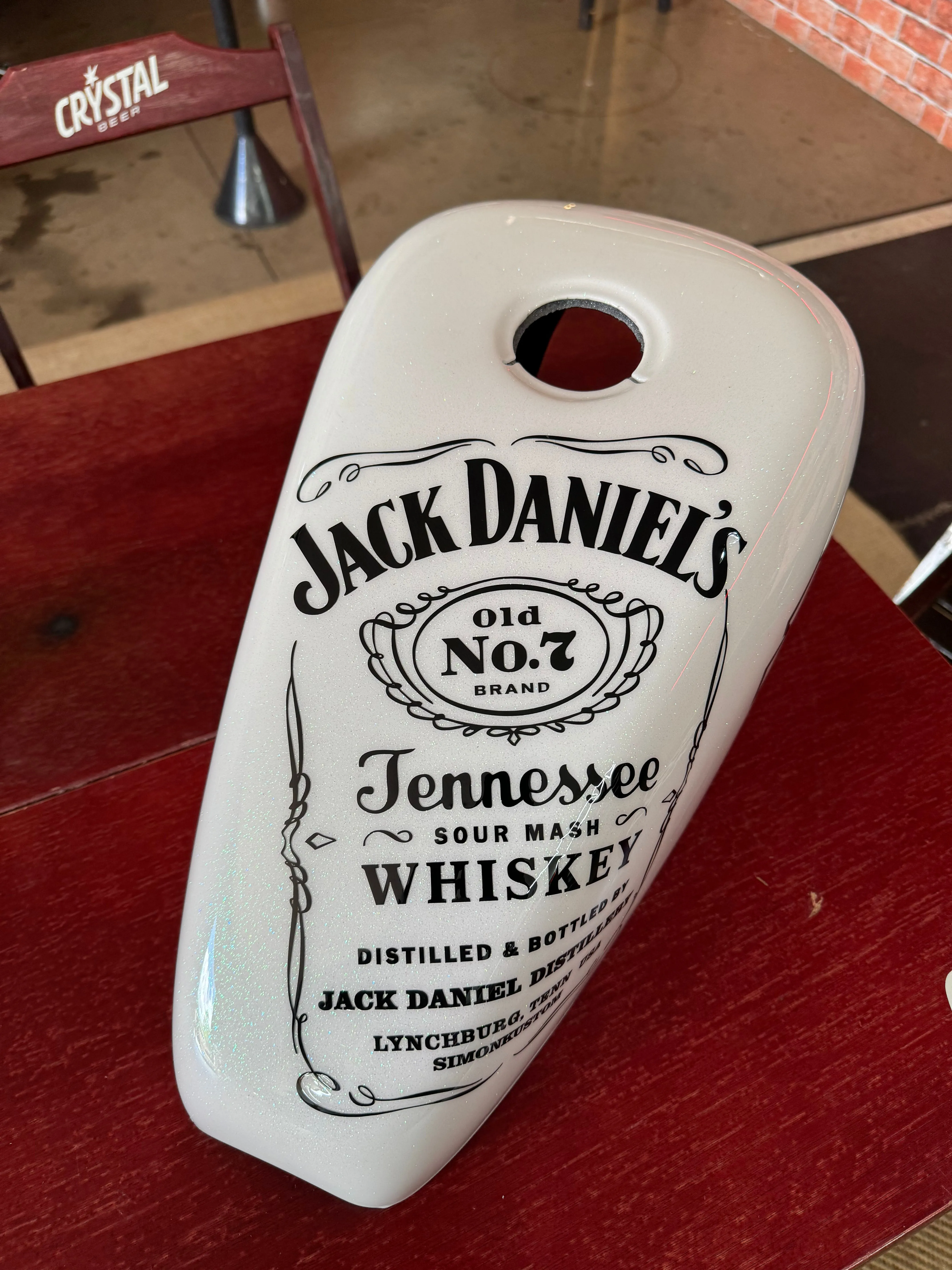 White flake JACK DANIELS - Iron
