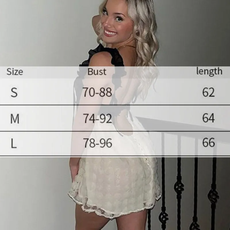 White Flower Lace Party Dress