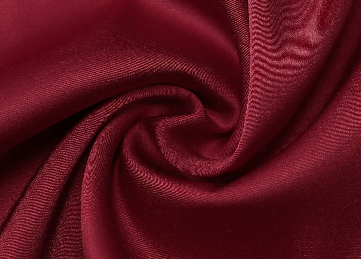 Women Sexy Backless Halter Satin Evening Dress